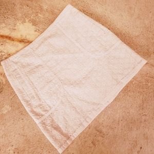 Esley White Eyelet Skirt 100% Cotton Size: S